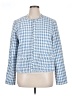 NANETTE Nanette Lepore Houndstooth Blue Blazer Size XL - photo 1