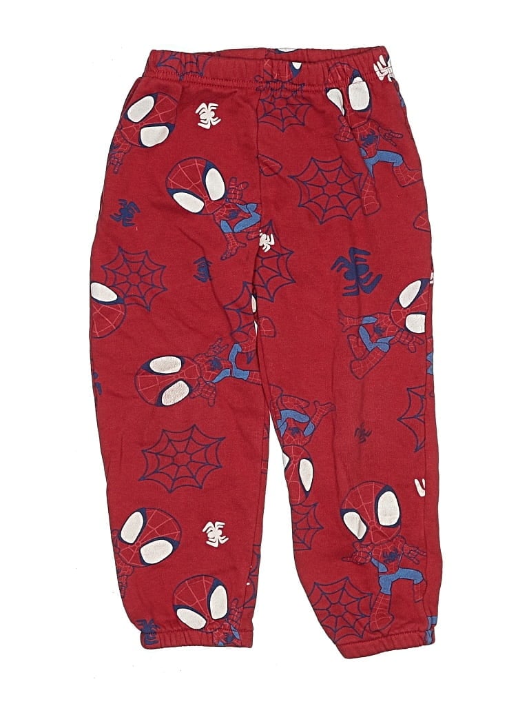 Pre-owned Marvel Kids' Casual Pants In Red