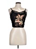 Romwe 100% Polyester Black Sleeveless Top Size L - photo 1