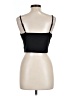Romwe 100% Polyester Black Sleeveless Top Size L - photo 2