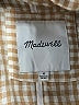 Madewell 100% Linen Houndstooth Gold Blazer Size M - photo 6