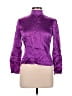 Dana Buchman Purple Long Sleeve Blouse Size 10 Petite - photo 1