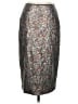 J.Crew Collection Metallic Silver Formal Skirt Size 4 - photo 1