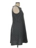 Ann Taylor LOFT Houndstooth Gray Casual Dress Size 10 Petite - photo 4