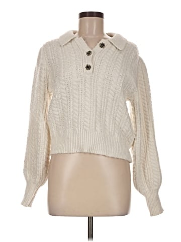 Marled Pullover Sweater (view 1)
