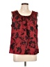 Talbots 100% Polyester Red Sleeveless Blouse Size Lg Petite - photo 1