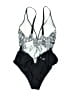 B2Prity Paisley Black One Piece Swimsuit Size L - photo 2