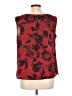 Talbots 100% Polyester Red Sleeveless Blouse Size Lg Petite - photo 2