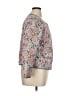 Talbots 100% Cotton Print Silver Jacket Size 16 Petite - photo 4