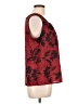 Talbots 100% Polyester Red Sleeveless Blouse Size Lg Petite - photo 4