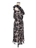 JBS 100% Polyester Floral Black Casual Dress Size 8 - photo 4
