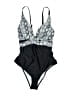 B2Prity Paisley Black One Piece Swimsuit Size L - photo 1