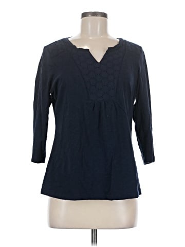 Christopher & Banks 3/4 Sleeve T-Shirt (view 1)
