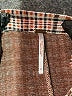 Free People Plaid Brown Casual Pants Size 4 - photo 7