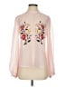 Express Pink Long Sleeve Blouse Size S - photo 1
