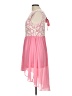 Do & Be 100% Polyester Hearts Pink Cocktail Dress Size L - photo 5