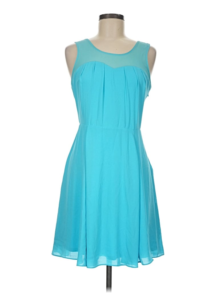Pre-owned Express Cocktail Dress In Teal
