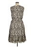 Talbots Animal Print Ivory Cocktail Dress Size 14 (petite) - photo 2