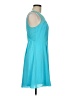 Express 100% Polyester Solid Teal Cocktail Dress Size 8 - photo 4