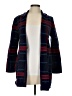 Talbots 100% Merino Plaid Blue Wool Coat Size L - photo 1