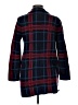 Talbots 100% Merino Plaid Blue Wool Coat Size L - photo 2