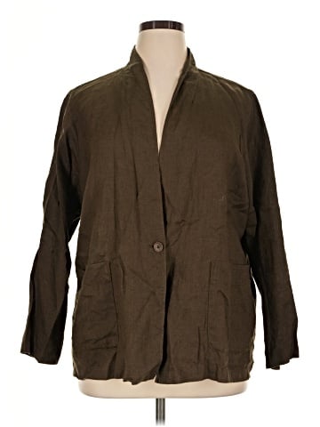 Eileen Fisher 3/4 Sleeve Button-Down Shirt (view 1)