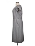 Sandra Darren Solid Gray Casual Dress Size 16 - photo 5