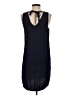 Gap Solid Blue Casual Dress Size S - photo 2