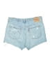 Levi's 100% Cotton Blue Denim Shorts Size 31 waist - photo 2