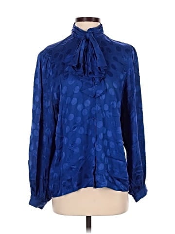 Givenchy Long Sleeve Silk Top (view 1)