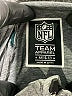 NFL 100% Polyester Gray Long Sleeve Polo Size 10 - 12 - photo 3