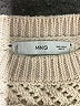 MNG Ivory Sweater Vest Size L - photo 4