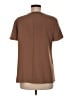 Theory Brown Short Sleeve Blouse Size M - photo 2