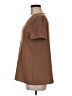 Theory Brown Short Sleeve Blouse Size M - photo 5
