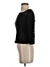 Three Dots Black 3/4 Sleeve Top Size S - photo 5