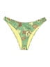 Aerie Print Green Swimsuit Bottoms Size XL - photo 1