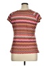 Requirements Chevron-herringbone Pink Short Sleeve T-Shirt Size XL - photo 2