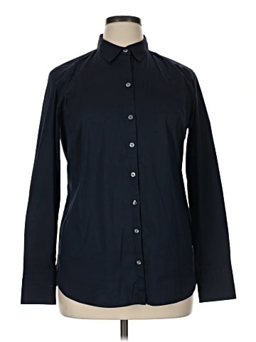 Ann Taylor Long Sleeve Button-Down Shirt (view 1)