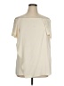 Halston Heritage 100% Polyester Ivory Short Sleeve Blouse Size 12 - photo 1