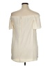 Halston Heritage 100% Polyester Ivory Short Sleeve Blouse Size 12 - photo 2