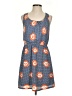 Tulle 100% Polyester Print Blue Casual Dress Size S - photo 1