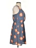 Tulle 100% Polyester Print Blue Casual Dress Size S - photo 4