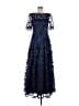 Eliza J 100% Polyester Blue Cocktail Dress Size 6 - photo 1