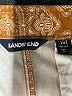 Lands' End Paisley Brown Casual Pants Size 18 (tall) - photo 4