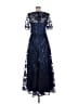 Eliza J 100% Polyester Blue Cocktail Dress Size 6 - photo 2
