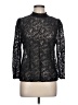 Gap Black Long Sleeve Blouse Size L - photo 1