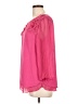 ECI 100% Polyester Pink 3/4 Sleeve Blouse Size L - photo 5