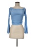 rue21 Blue Long Sleeve Top Size M - photo 1