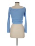 rue21 Blue Long Sleeve Top Size M - photo 2