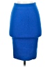 Express Solid Blue Formal Skirt Size XXS - photo 1